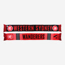 Western Sydney Wanderers FC Adult's Linebreak Jacquard Scarf A-League Soccer Football - new