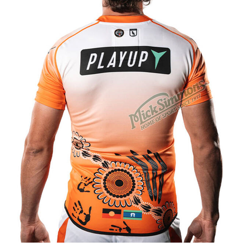 Wests Tigers 2024 Men's Indigenous Jersey NRL Rugby League by Steeden - new