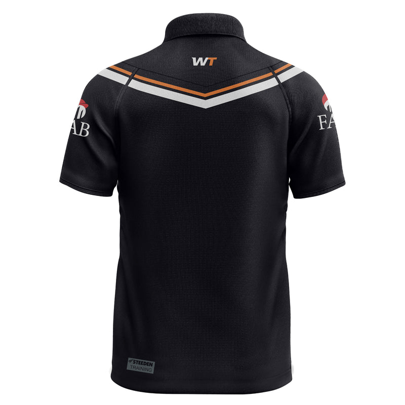 Wests Tigers 2024 Men's Media Polo Shirt NRL Rugby League by Steeden - new