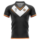 Wests Tigers Men's Home Supporter Jersey NRL Rugby League by Burley Sekem - new