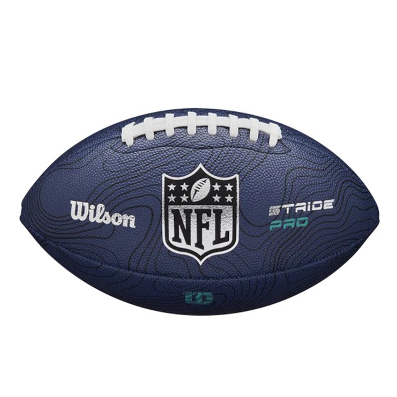 Wilson NFL Stride Pro Eco Football Gridiron Ball Navy - new