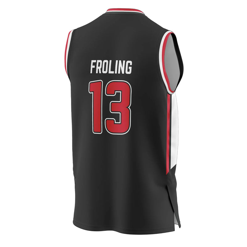 Illawarra Hawks 2022/23 Authentic V Neck SAM FROLING Mens Home Jersey NBL Basketball by Champion - new