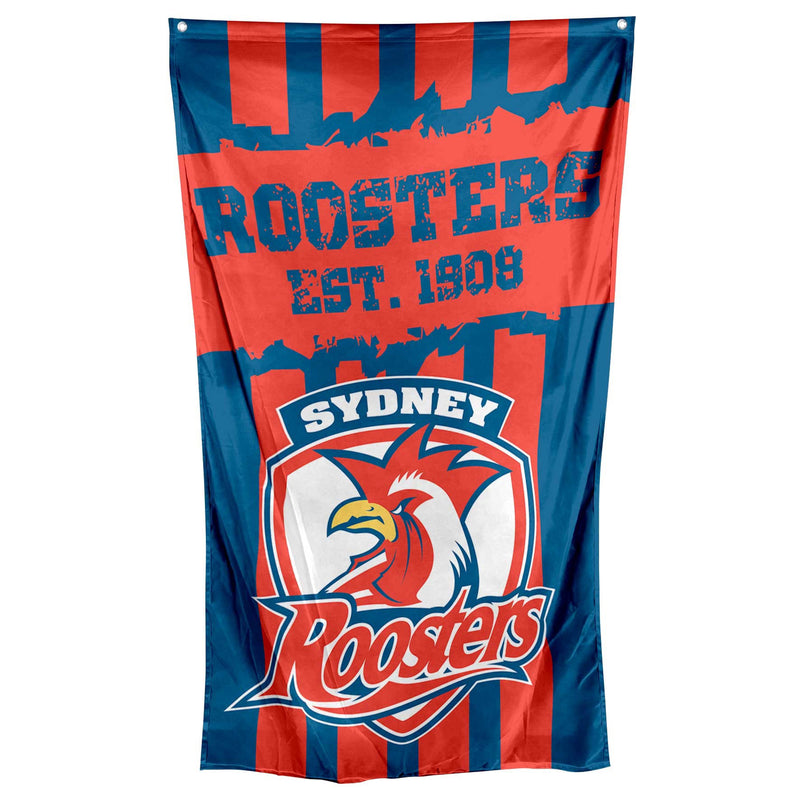 Sydney City Roosters NRL Cape / Wall Flag Rugby League - new