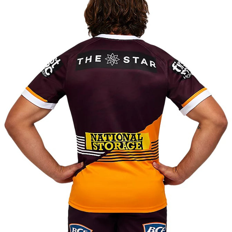 Brisbane Broncos 2023 Men's Home Jersey NRL Rugby League by Asics - new