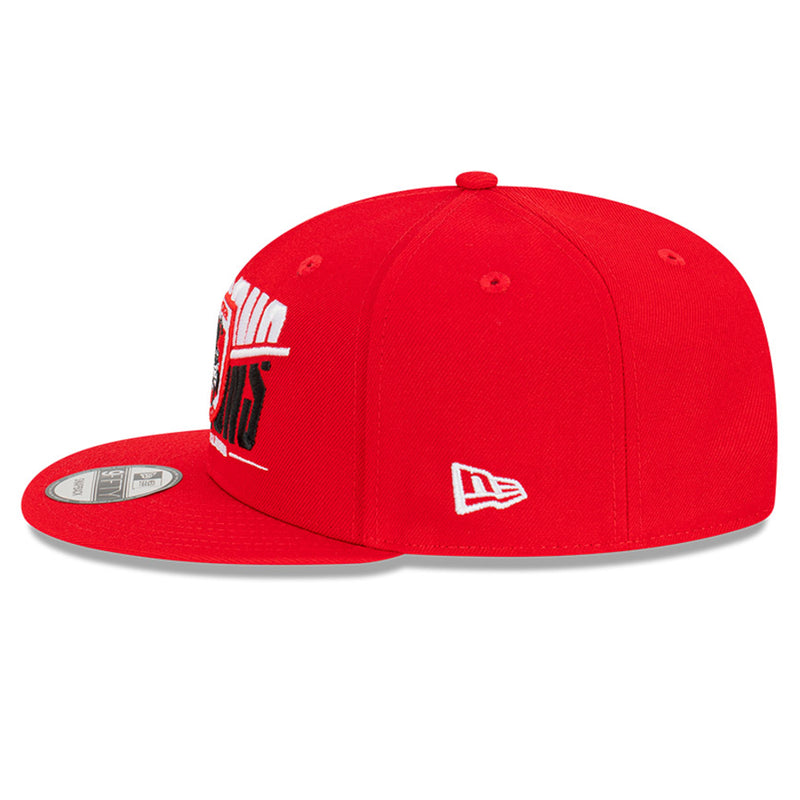 St George-Illawara Dragons 9FIFTY Sliced Official Team Colours Cap Snapback by New Era - new