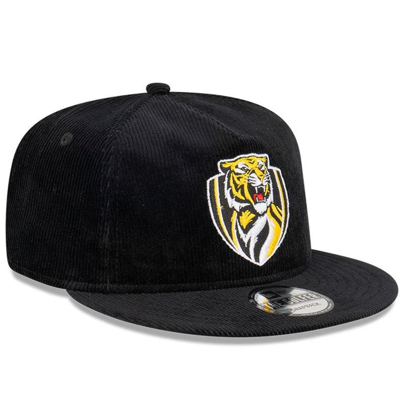 Richmond Tigers Official Team Colours Corduroy The Golfer Snapback AFL by New Era - new