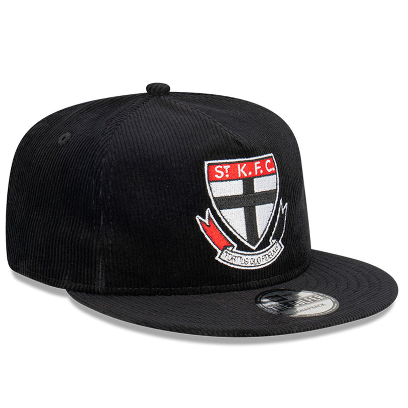 St. Kilda Saints Official Team Colours Corduroy The Golfer Snapback AFL by New Era - new