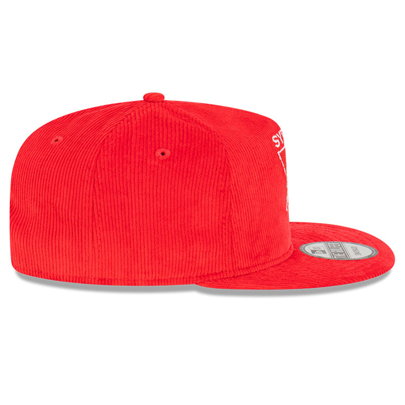 Sydney Swans Official Team Colours Corduroy The Golfer Snapback AFL by New Era - new