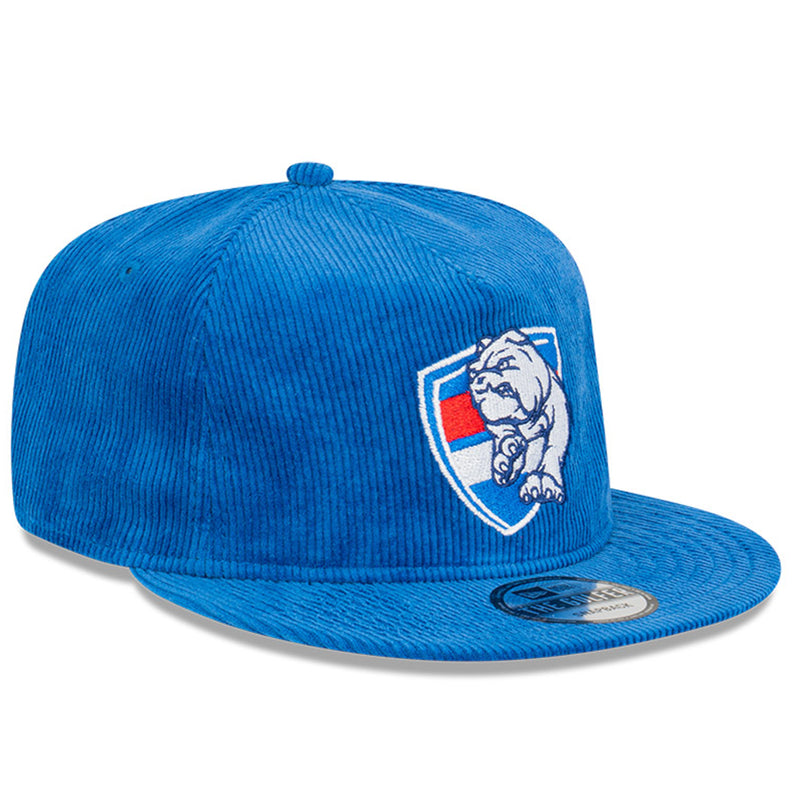 Western Bulldogs Official Team Colours Corduroy The Golfer Snapback AFL by New Era - new