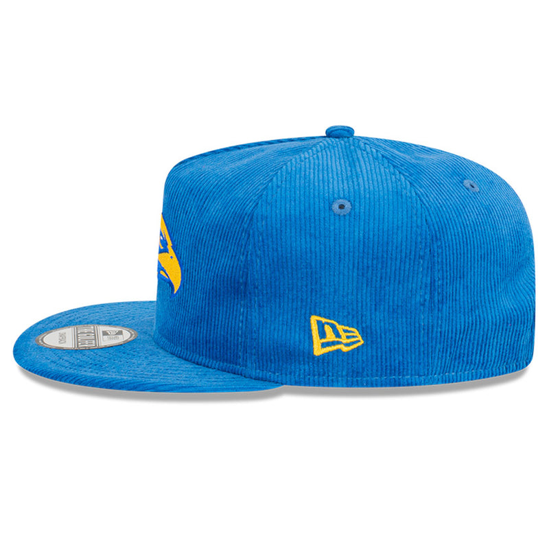 West Coast Eagles Official Team Colours Corduroy The Golfer Snapback AFL by New Era - new