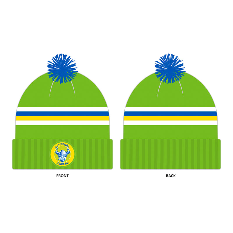 Canberra Raiders NRL Heritage Retro Beanie Rugby League - new
