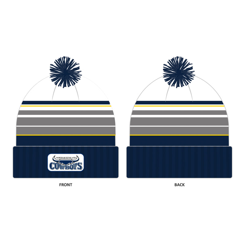 North Queensland Cowboys NRL Heritage Retro Beanie Rugby League - new