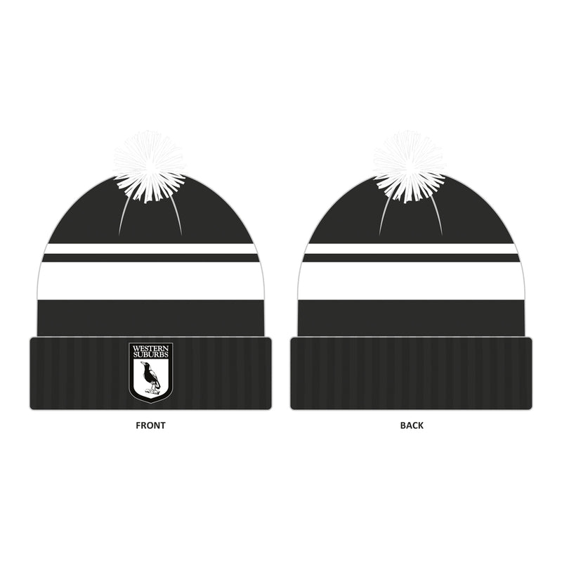 Western Suburbs Magpies NRL Heritage Retro Beanie Rugby League - new