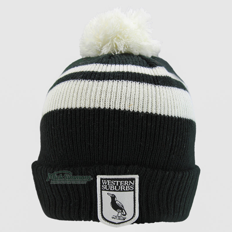 Western Suburbs Magpies NRL Heritage Retro Beanie Rugby League - new