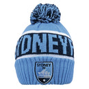 Sydney FC Adult's Striker Pom Pom Beanie - new