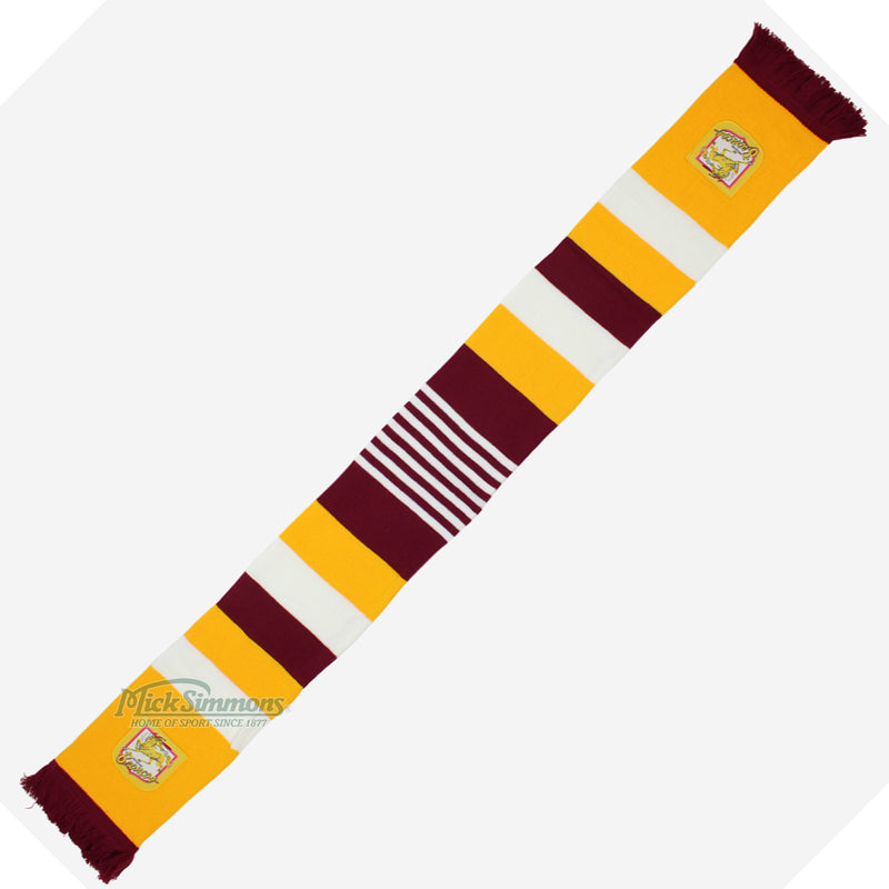 Brisbane Broncos NRL Heritage Retro Bar Scarf Rugby League - new