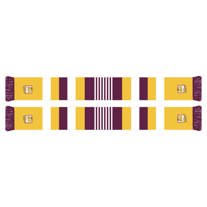 Brisbane Broncos NRL Heritage Retro Bar Scarf Rugby League - new