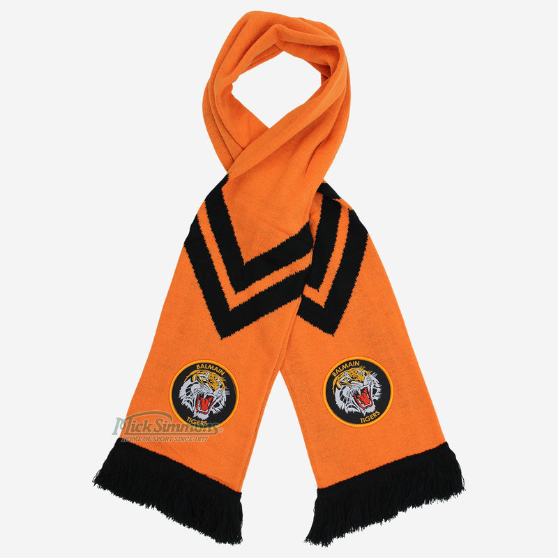 Balmain Tigers NRL Heritage Retro Bar Scarf Rugby League - new