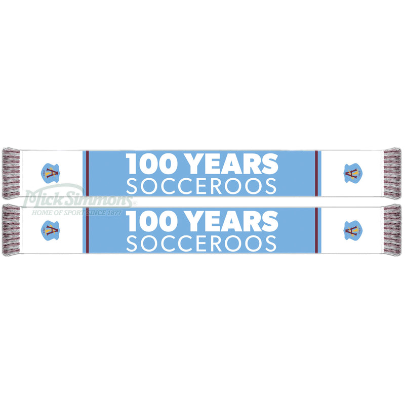 Australia Socceroos Centenary 100 Years Scarf Football Soccer - new