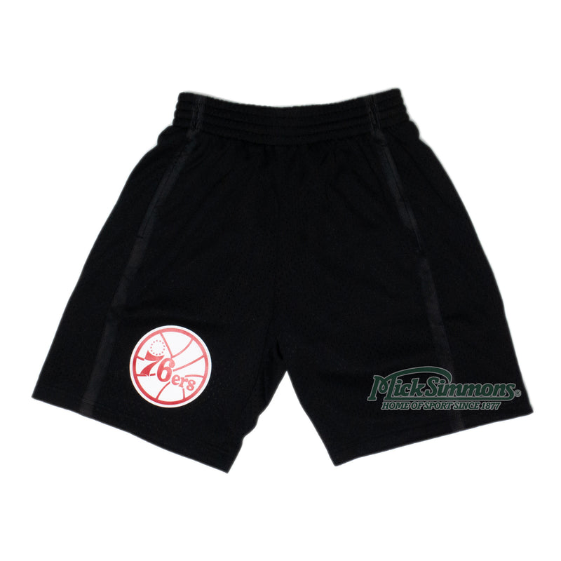 Philadelphia 76ers 1996-97 Hardwood Classics Black NBA Shorts by Mitchell & Ness - new