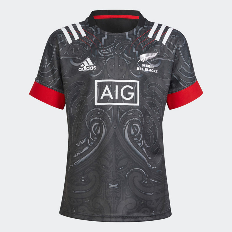 All Blacks 2021/22 Kid's Maori Rugby Jersey by adidas - new