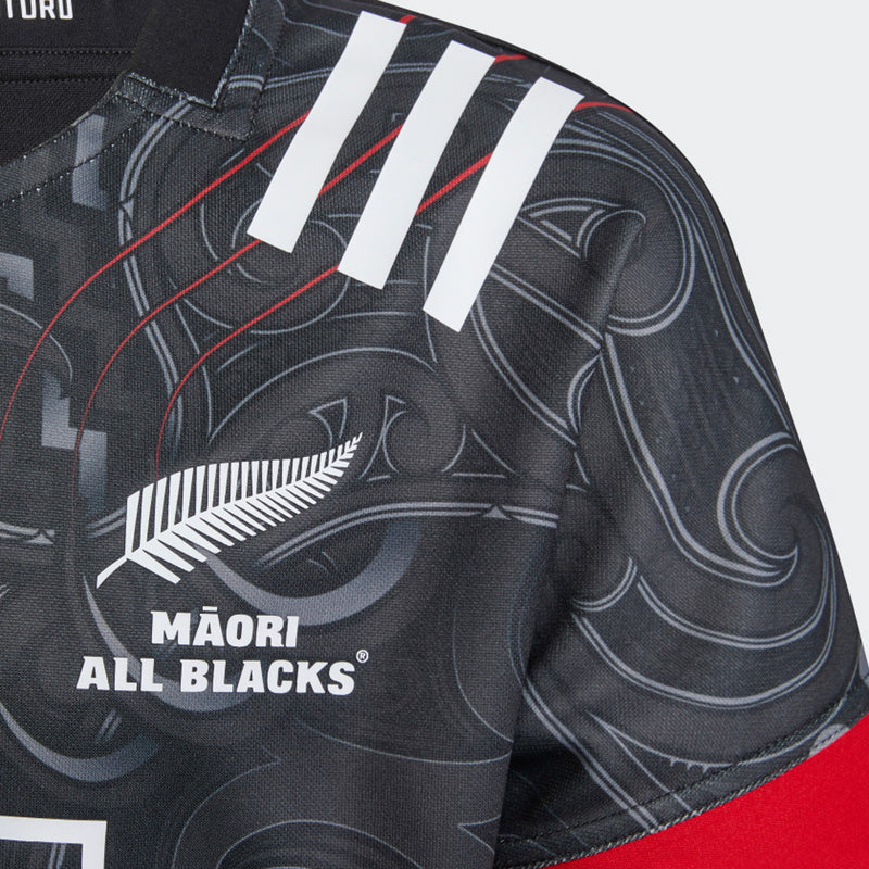 All Blacks 2021/22 Kid's Maori Rugby Jersey by adidas - new