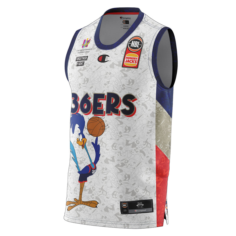 Adelaide 36ers 2021/22 Youth Kids Space Jam Authentic Jersey NBL Basketball by Champion - new