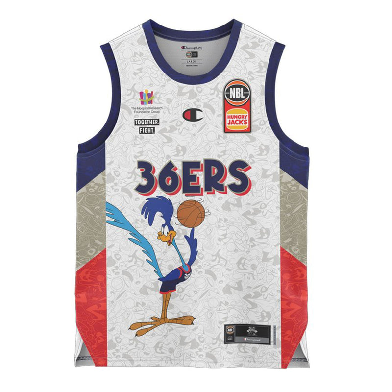 Adelaide 36ers 2021/22 Youth Kids Space Jam Authentic Jersey NBL Basketball by Champion - new
