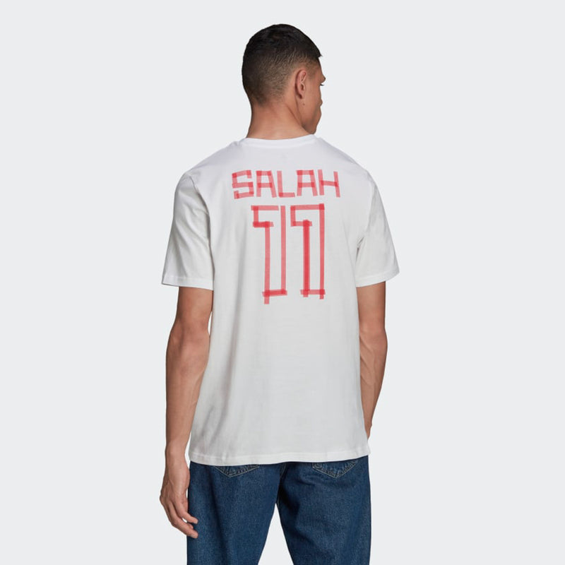 M.Salah Soccer Graphic T-Shirt - White by Adidas - new