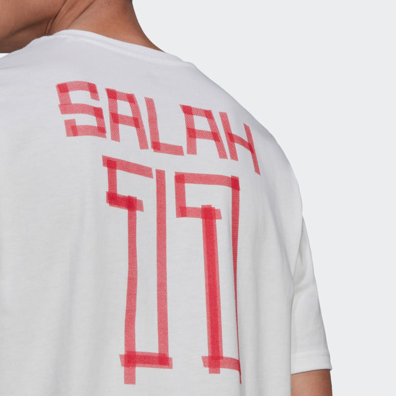 M.Salah Soccer Graphic T-Shirt - White by Adidas - new