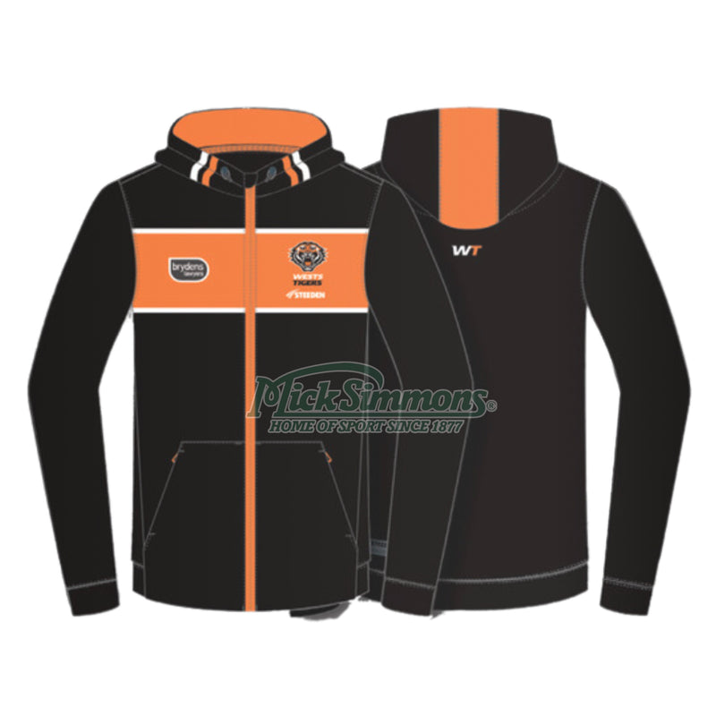 Wests Tigers 2023 Men's Players Replica Mid-Layer Jacket  NRL Rugby League by Steeden - new