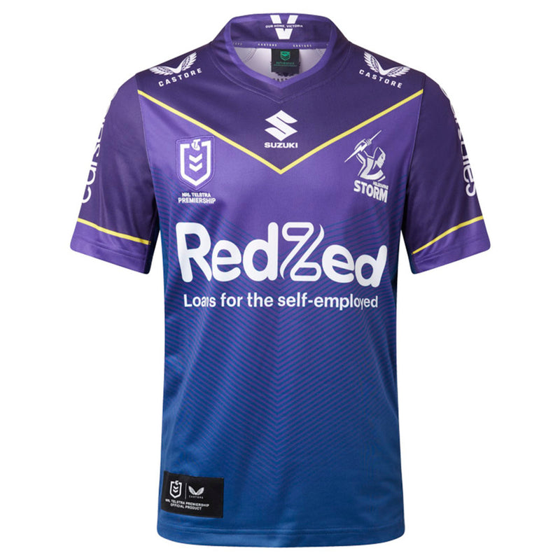 Melbourne Storm 2023 Men's Home Jersey NRL Rugby League by Castore - new