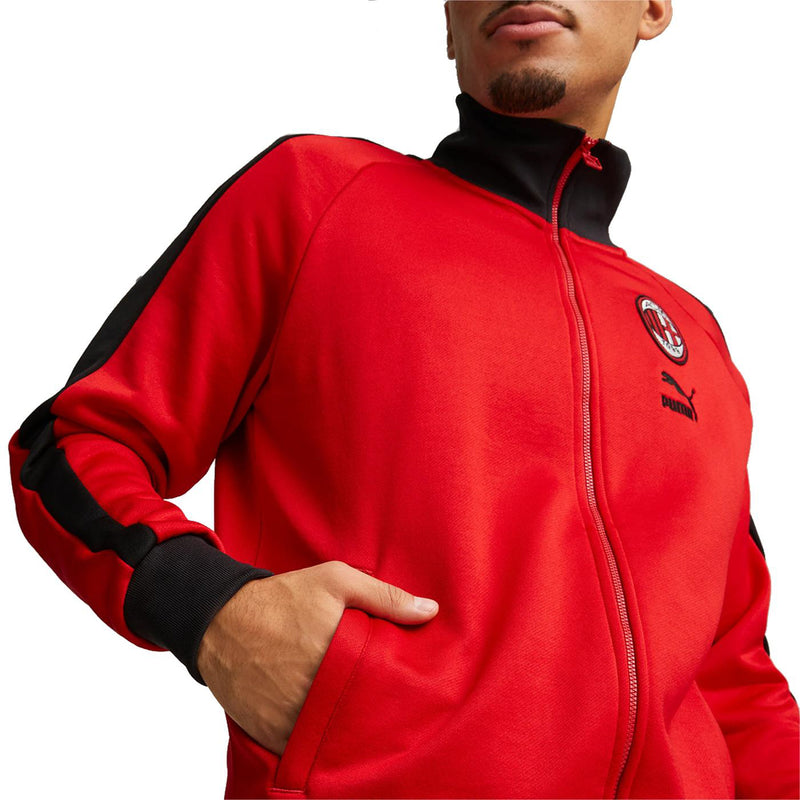 AC Milan 2023/24 Men's Heritage T7 Track Jacket Football Soccer by Puma - new