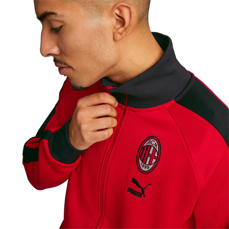 AC Milan 2023/24 Men's Heritage T7 Track Jacket Football Soccer by Puma - new