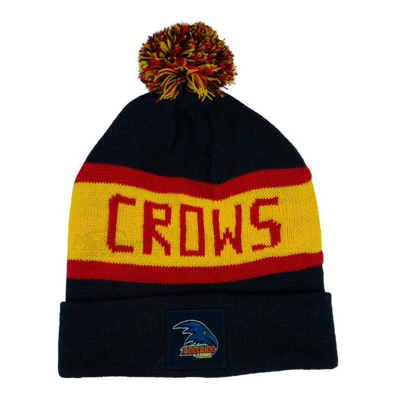 Adelaide Crows AFL Adults Bar Beanie - Mick Simmons Sport