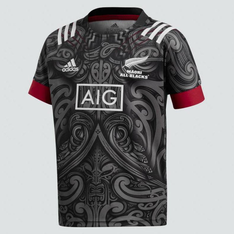 All Blacks 2020/21 Kid's Maori Rugby Jersey by adidas - new