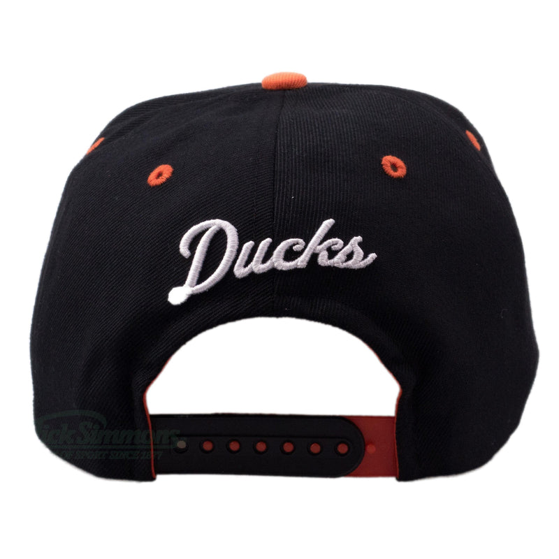 Anaheim Ducks Flat Peak Snapback Z11 Cap by Zephyr - new