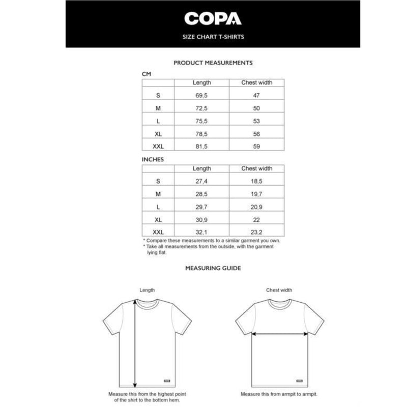 Argentina 1982 V-Neck T-Shirt by COPA Football - new