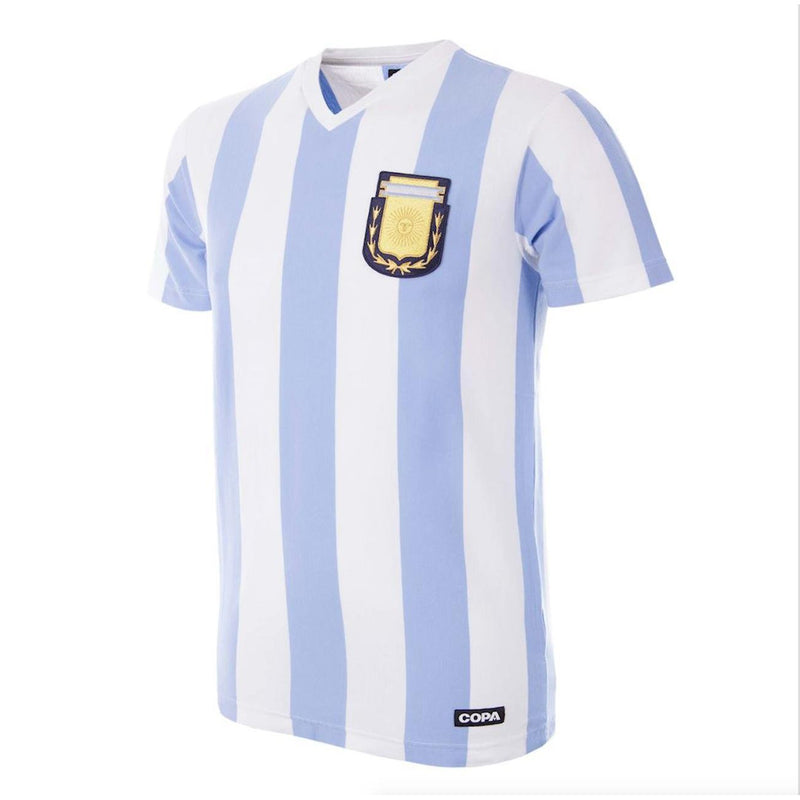Argentina 1982 V-Neck T-Shirt by COPA Football - new