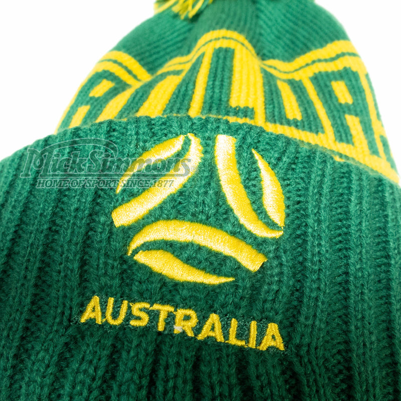Australia Matildas Striker Adult's Beanie Football Soccer FFA Logo - new