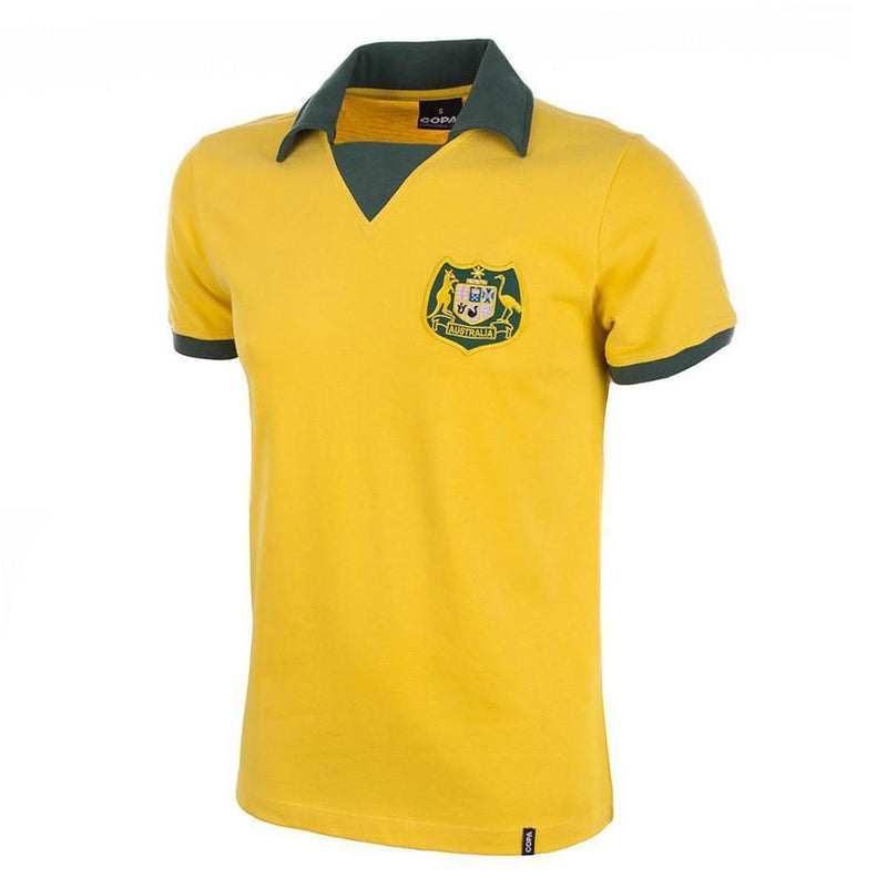 Australia Socceroos 1974 Retro Football Shirt by COPA Football - Mick Simmons Sport