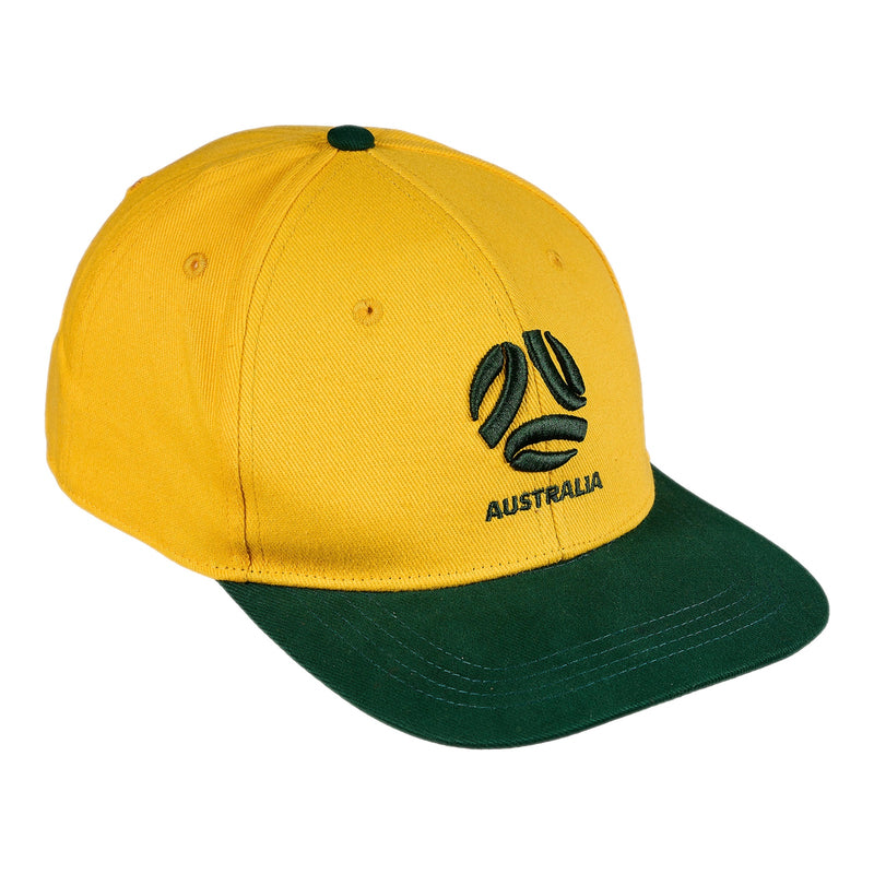 Australia Socceroos Flat Peak Adjustable cap Soccer Football FFA Logo - new