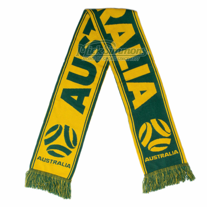 Australia Socceroos Jacquard Scarf Football Soccer FFA Logo - new