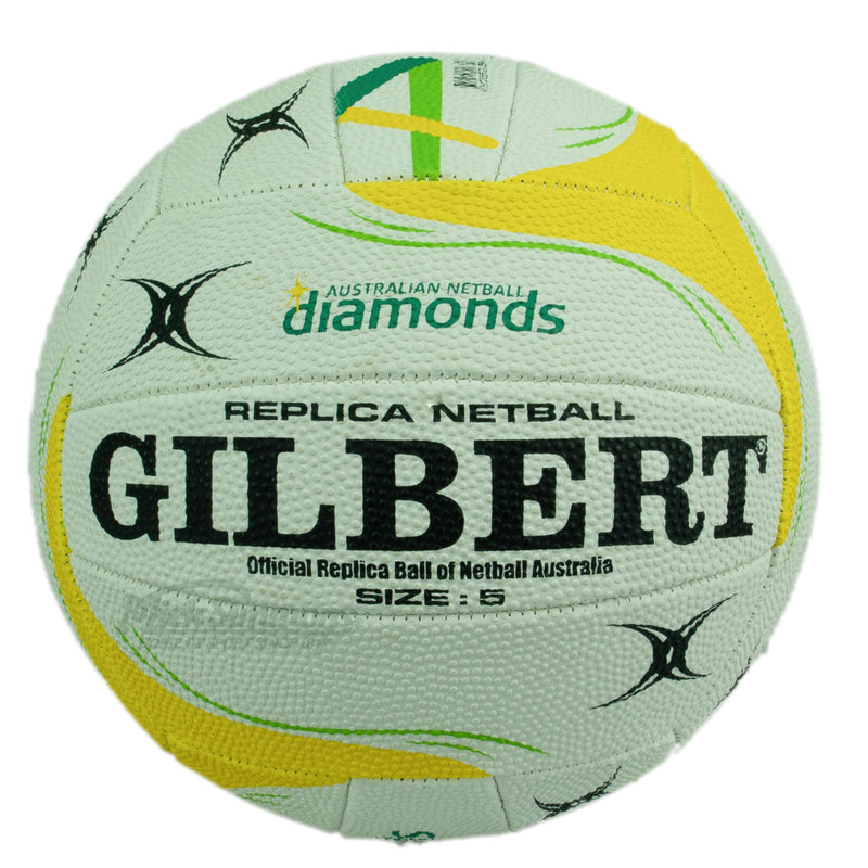 Australian Diamonds Official Netball Replica Match Ball by Gilbert - new