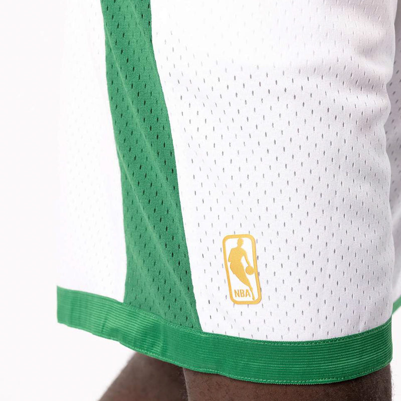 Boston Celtics 1996-97 Hardwood Classics NBA White Shorts by Mitchell & Ness - new