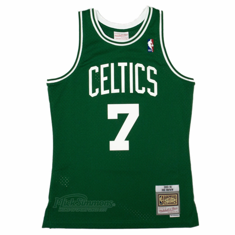 Boston Celtics Dee Brown 7 Road 1996-97 NBA Hardwood Classics Swingman Jersey by Mitchell & Ness - Green - new