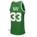 Boston Celtics Larry Bird 1985-86 Hardwood Classics Road Jersey by Mitchell & Ness-Mick Simmons Sport