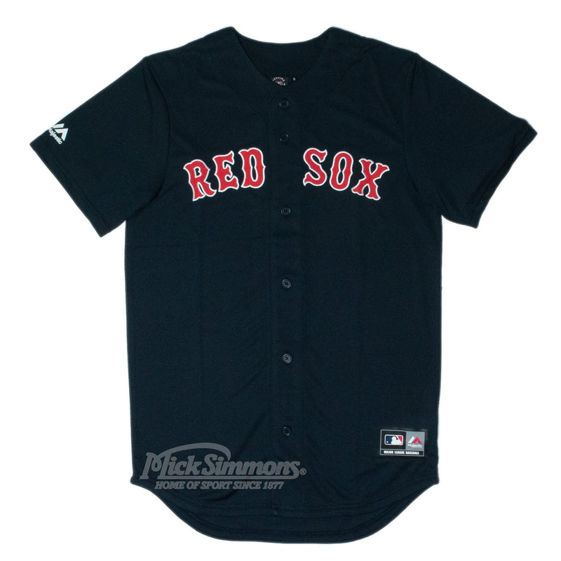 Boston Red Sox Wordmark Replica MLB Baseball Jersey by Majestic - new