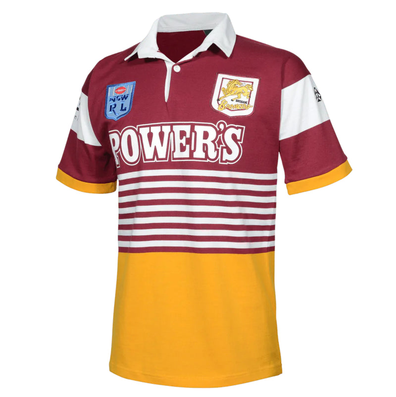 Brisbane Broncos 1992 NRL Vintage Retro Heritage Rugby League Jersey Guernsey - new