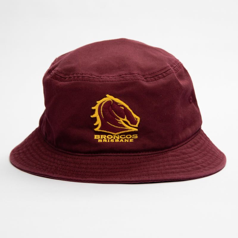 Brisbane Broncos NRL Adult Bucket Hat Rugby league By American Needle - new